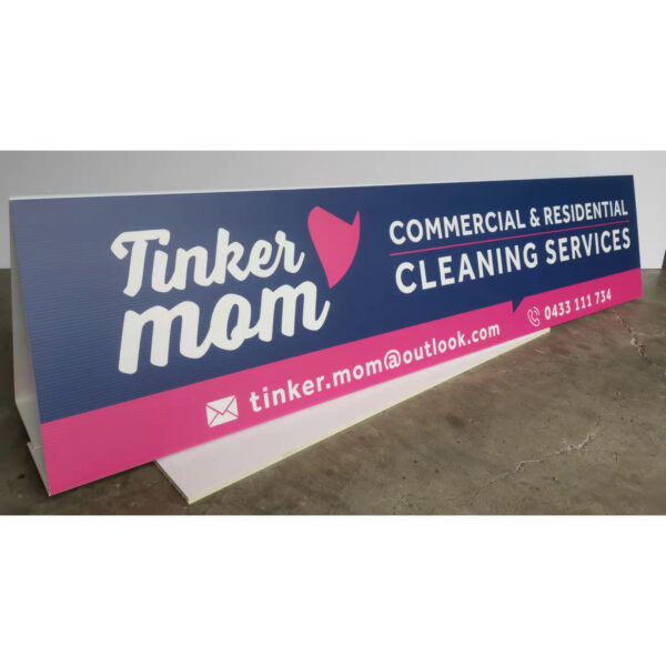 Corflute Toblerone Sign